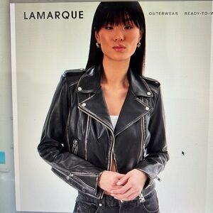 Lamarque Black Leather Jacket